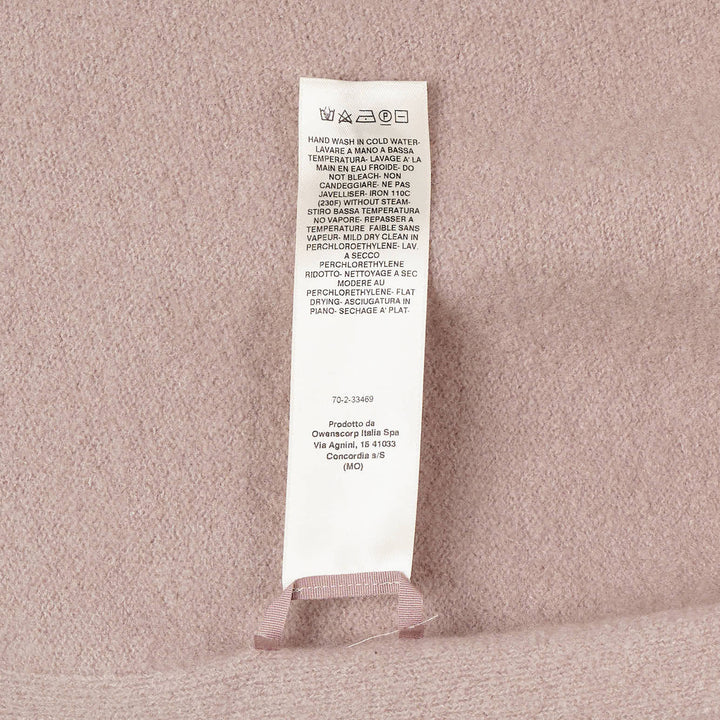 Long Sleeve Crater Felt Cashmere Sweater