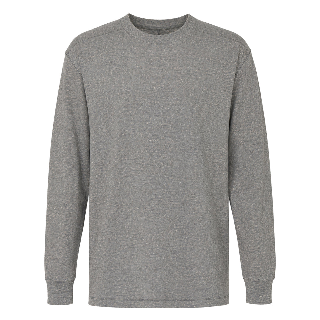 Jumbo Long Sleeve Melange Tee