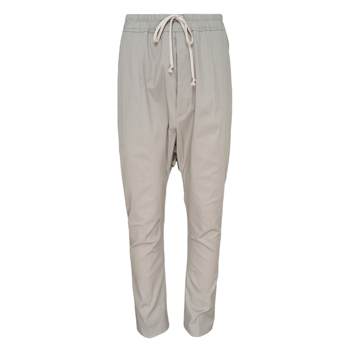 Drawstring Drop-Crotch Long Pants