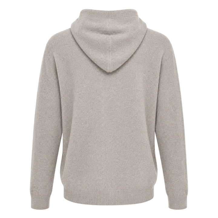 Felt Cashmere Zipped Hoodie