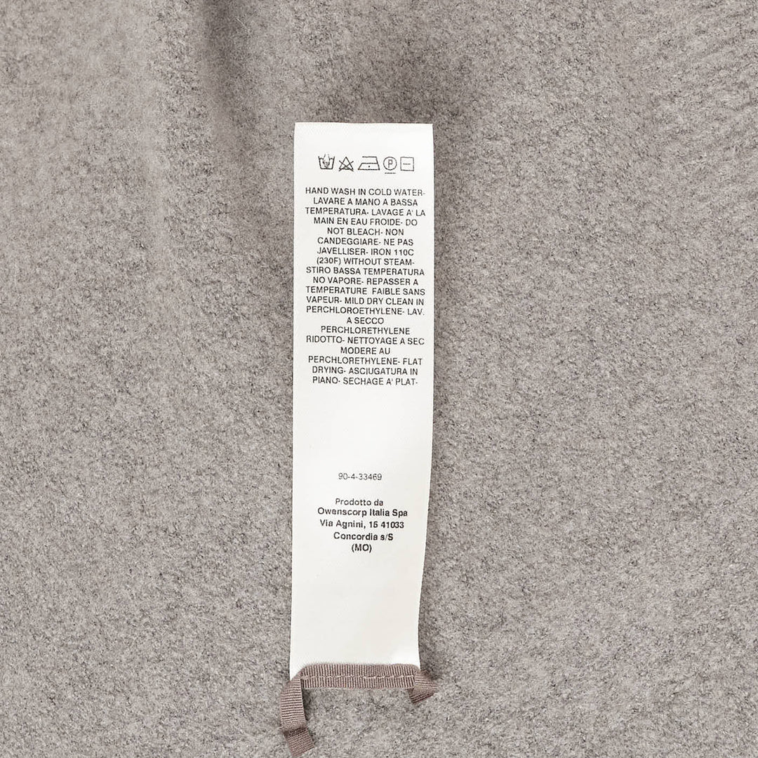 Felt Cashmere Zipped Hoodie