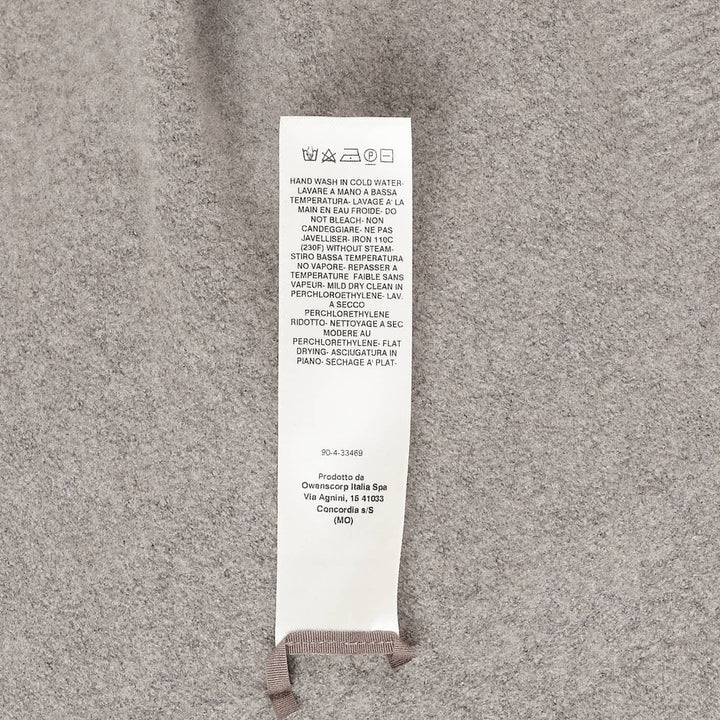 Felt Cashmere Zipped Hoodie