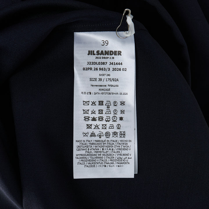 Wool Mohair Canvas Long Sleeve Shirt