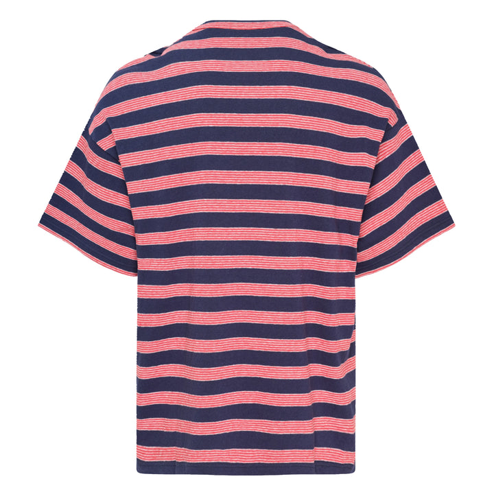 Bicolor Stripe Short Sleeve Tee