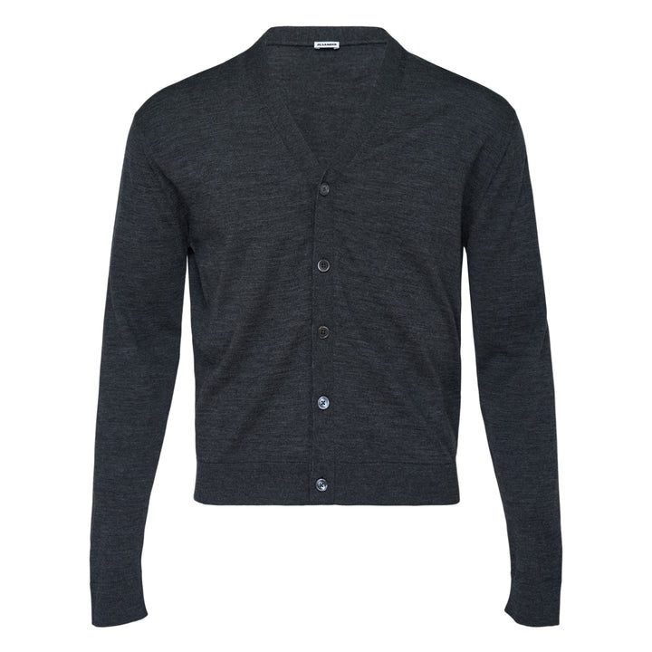 Extrafine Long Sleeve V-Neck Cardigan
