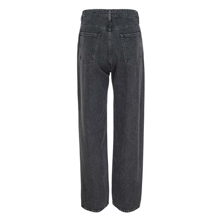 Treated Denim Trousers
