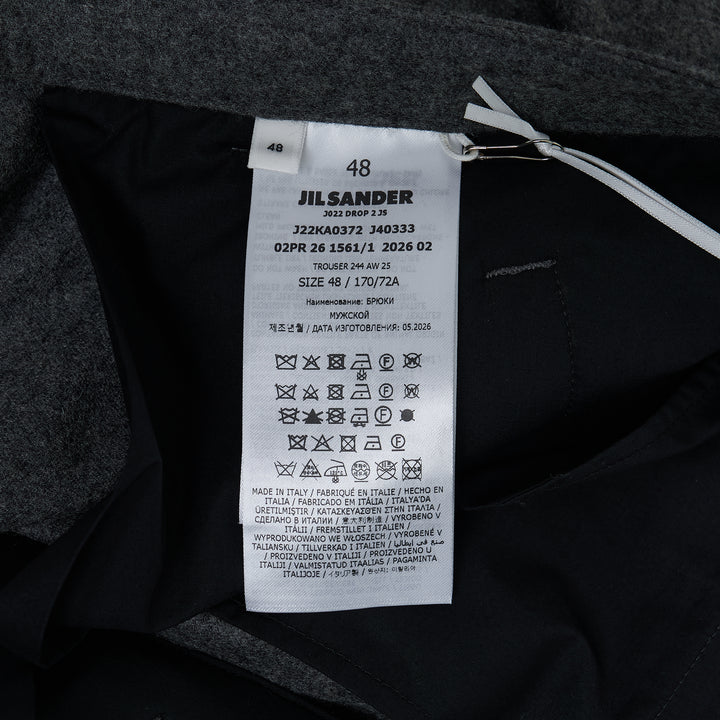 Light Merino Pleated Trousers