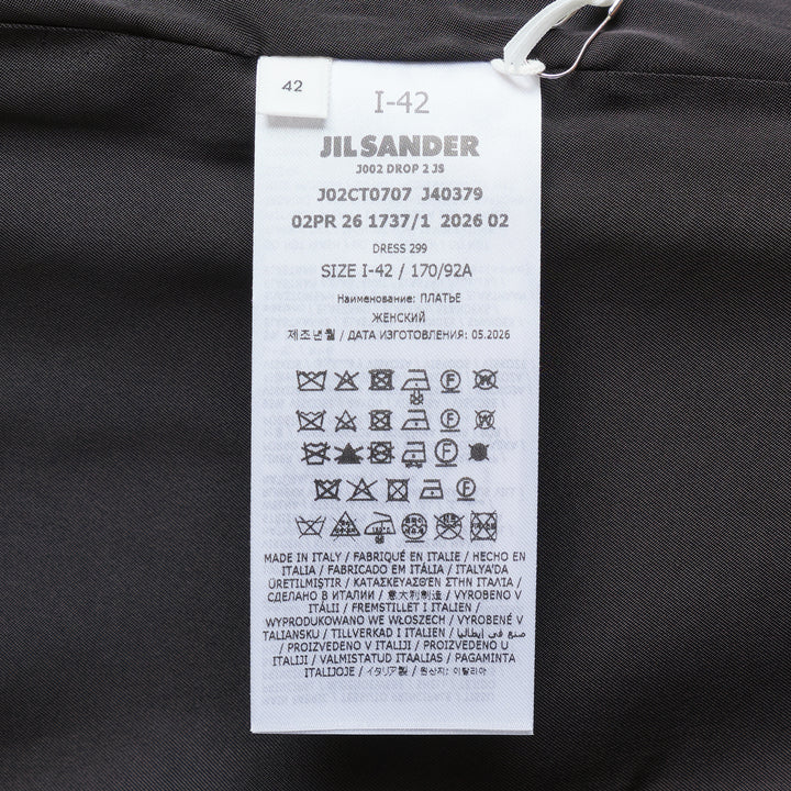 Fluid Wool Sheath Dress