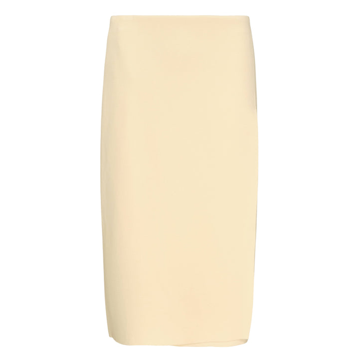 Mid Calf Double Face Wrap Skirt