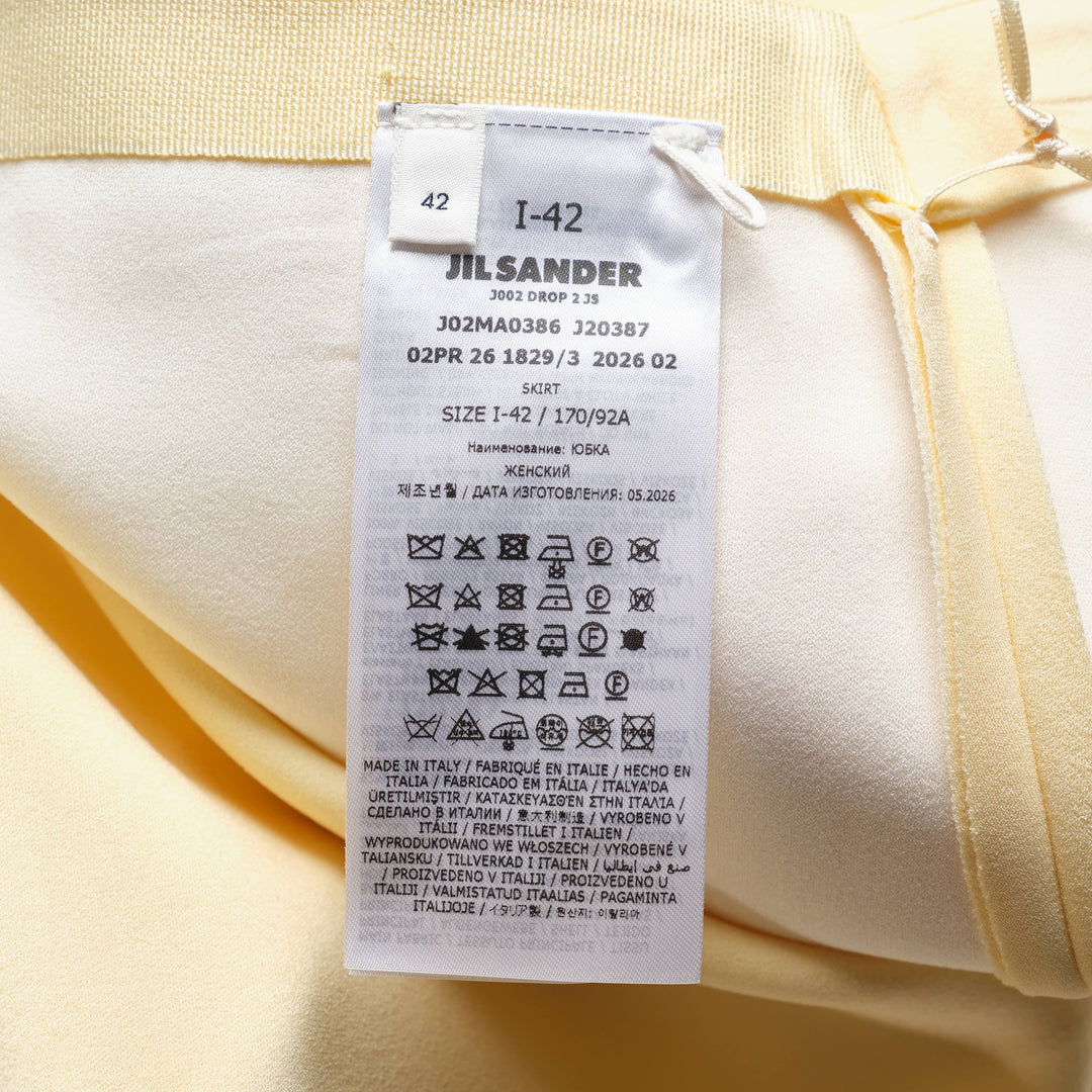 Mid Calf Double Face Wrap Skirt