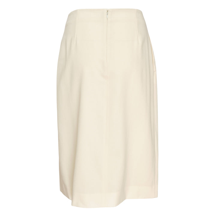 Fluid Wool Midi Skirt