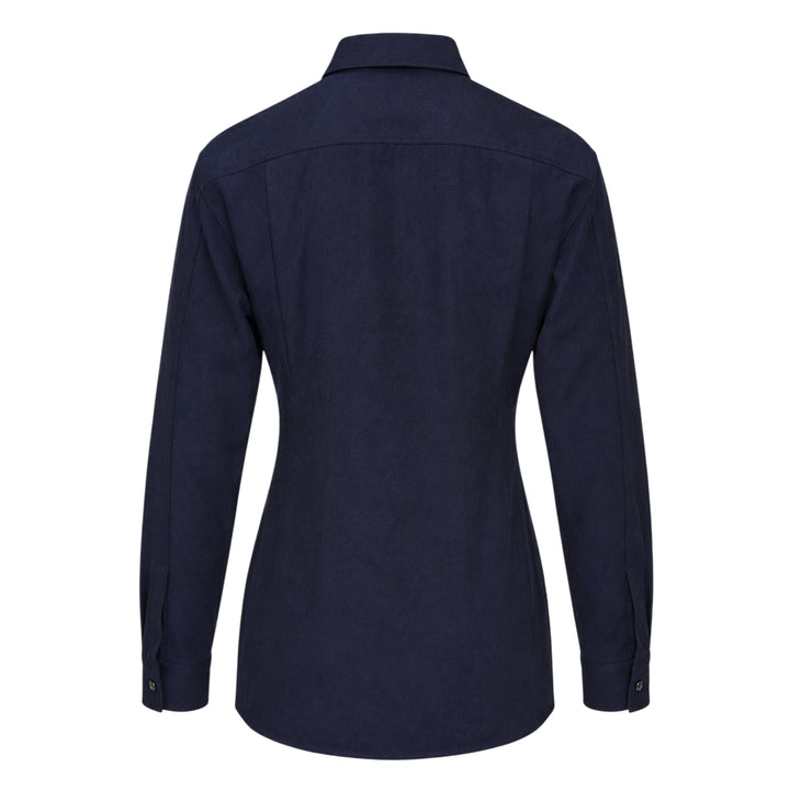Boiled Wool Gabardine Long Sleeve Shirt