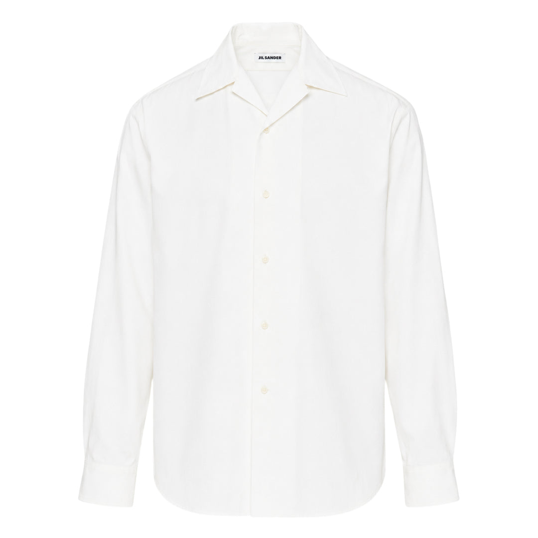 Crispy Washed Cotton Long Sleeve Shirt