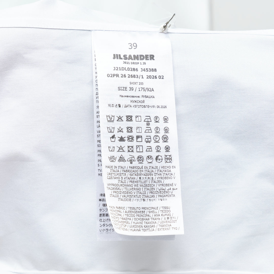 Organic Cotton Poplin Long Sleeve Shirt