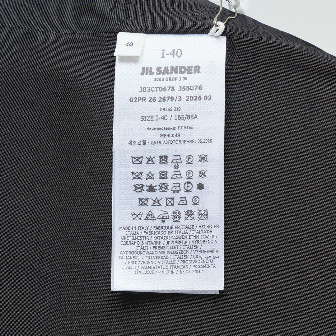 Lightweight Wool Wide Sleeve Dress