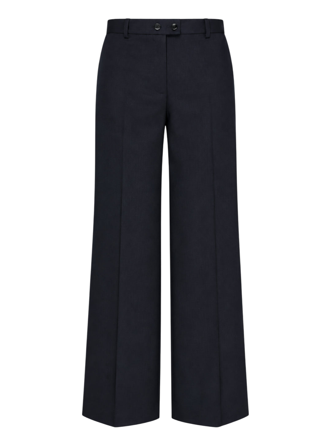 Jil Sander Wide Leg Stretch Wool Trousers