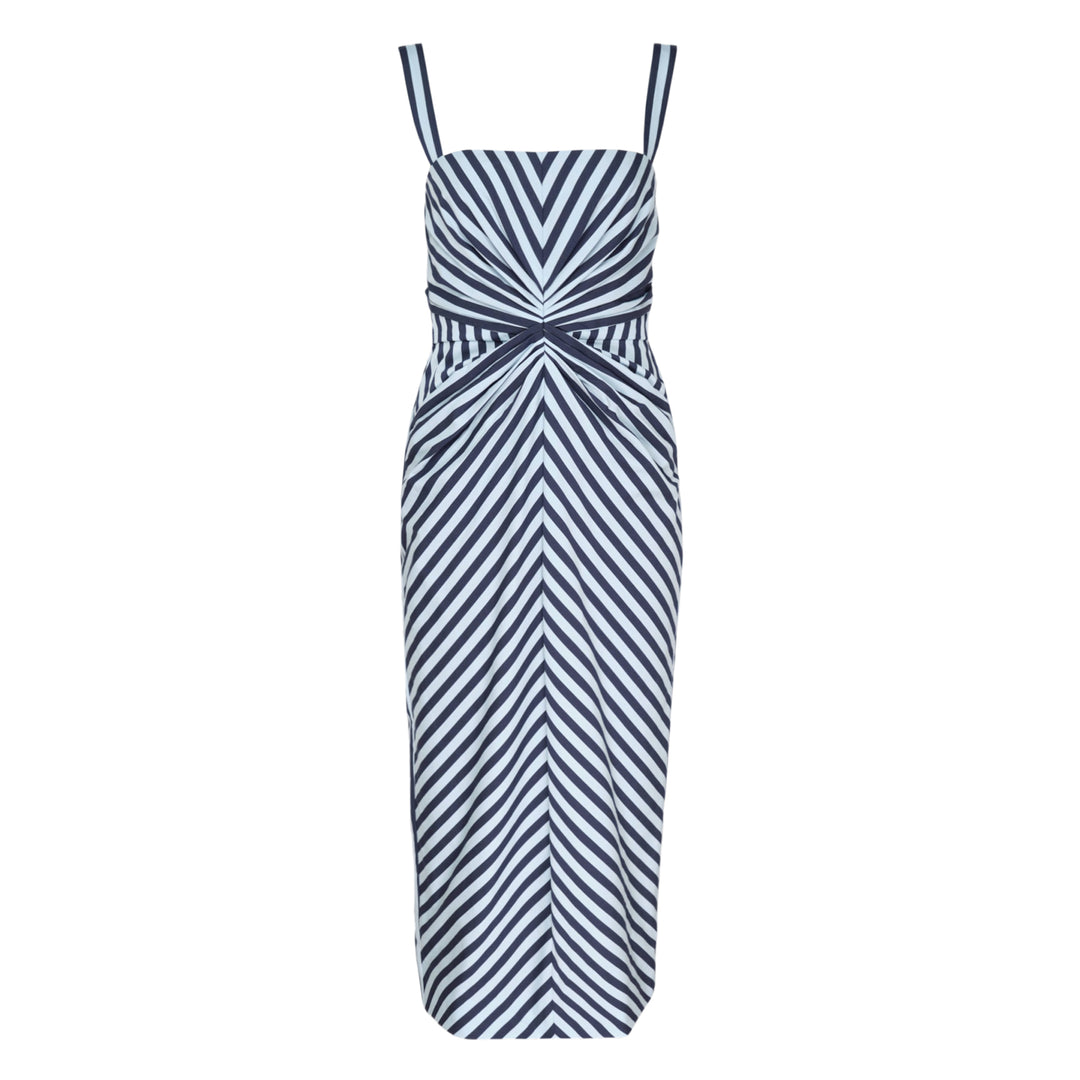Slim Strap Ruched Pencil Dress