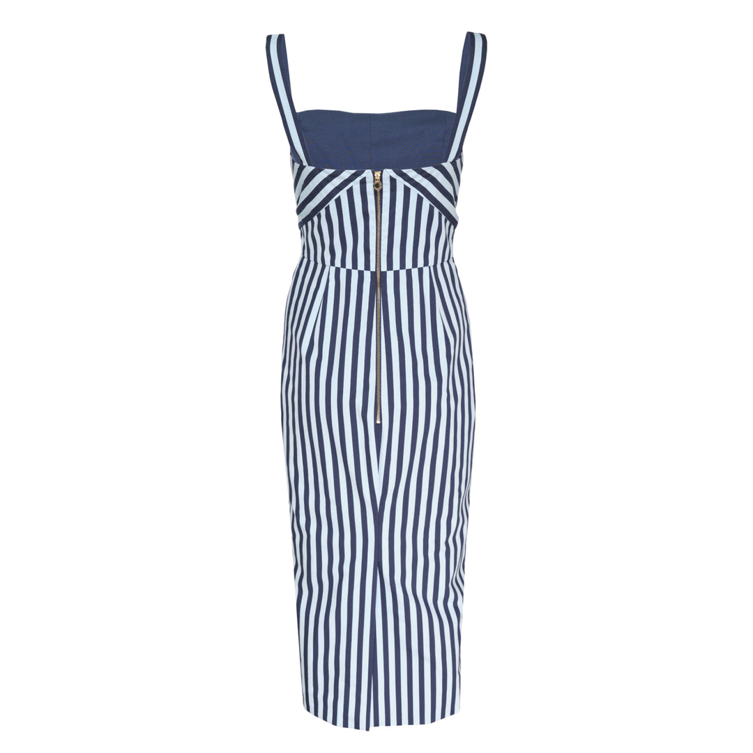 Slim Strap Ruched Pencil Dress