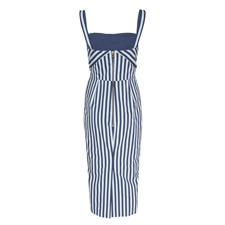 Slim Strap Ruched Pencil Dress