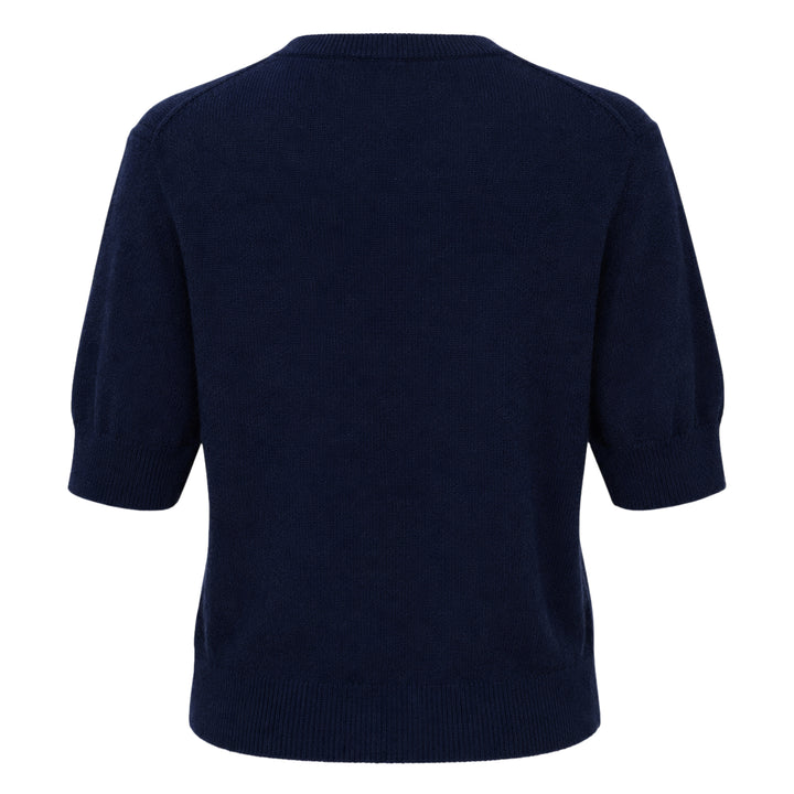 Fine Alpaca Blend Short Sleeve Knit