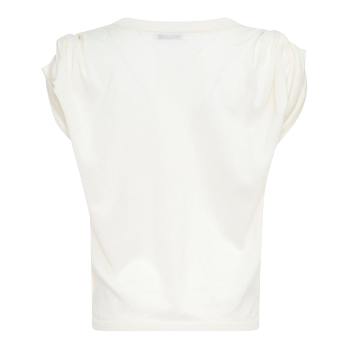 Shoulder Tuck Sleeveless Top
