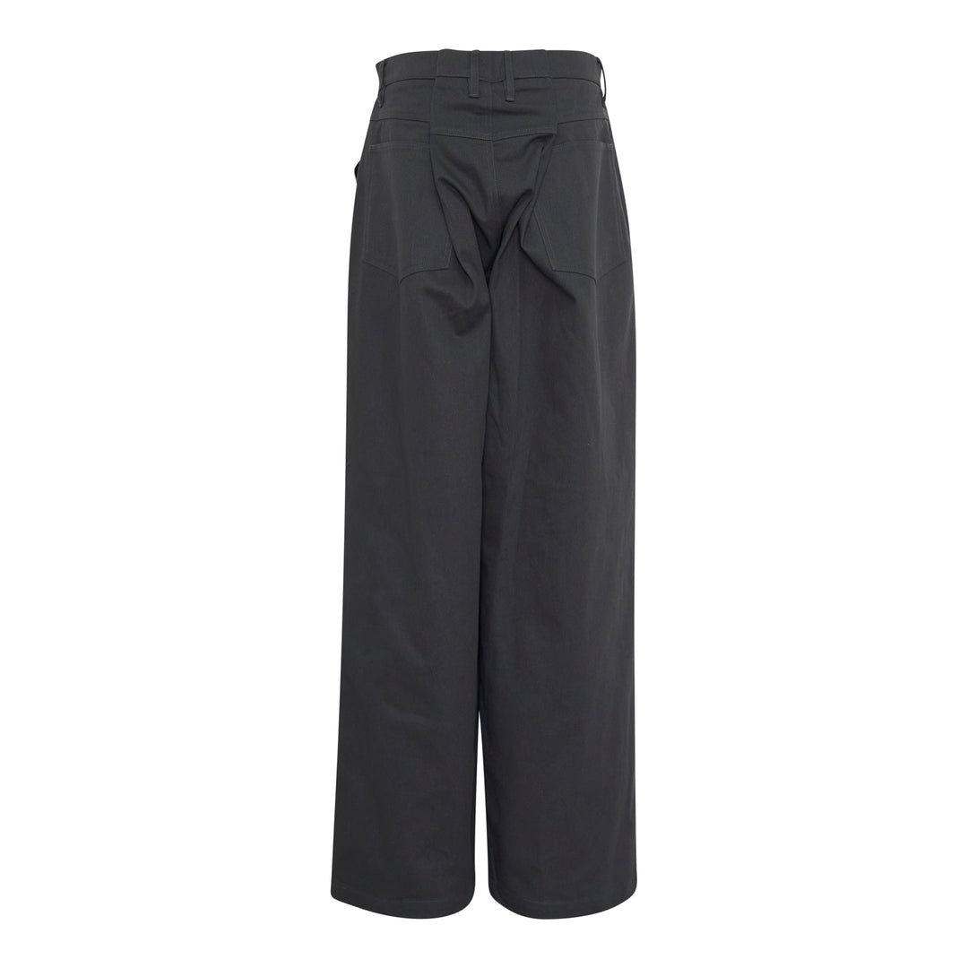 Back Box Pleats Pants