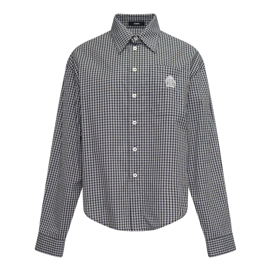Symbol Embroidery Long Sleeve Shirt