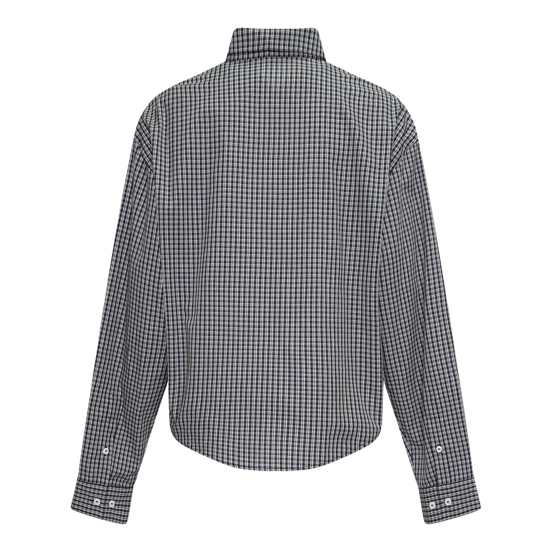 Symbol Embroidery Long Sleeve Shirt