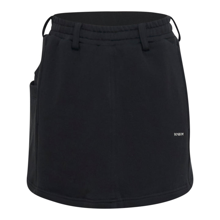 Giant Front Volume Sweat Mini Skirt