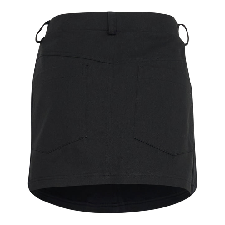 Giant Front Volume Sweat Mini Skirt