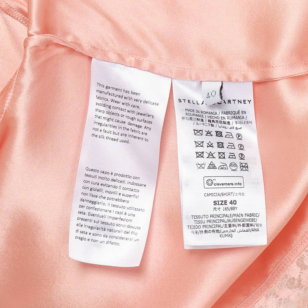 Lace-Trimmed Silk Shirt
