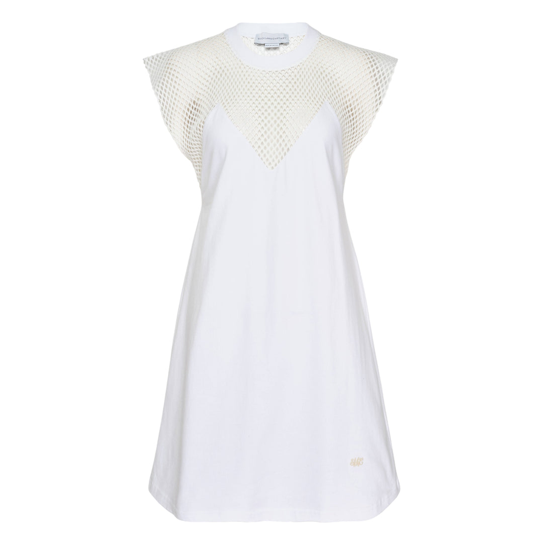 Net Hybrid T-Shirt Dress