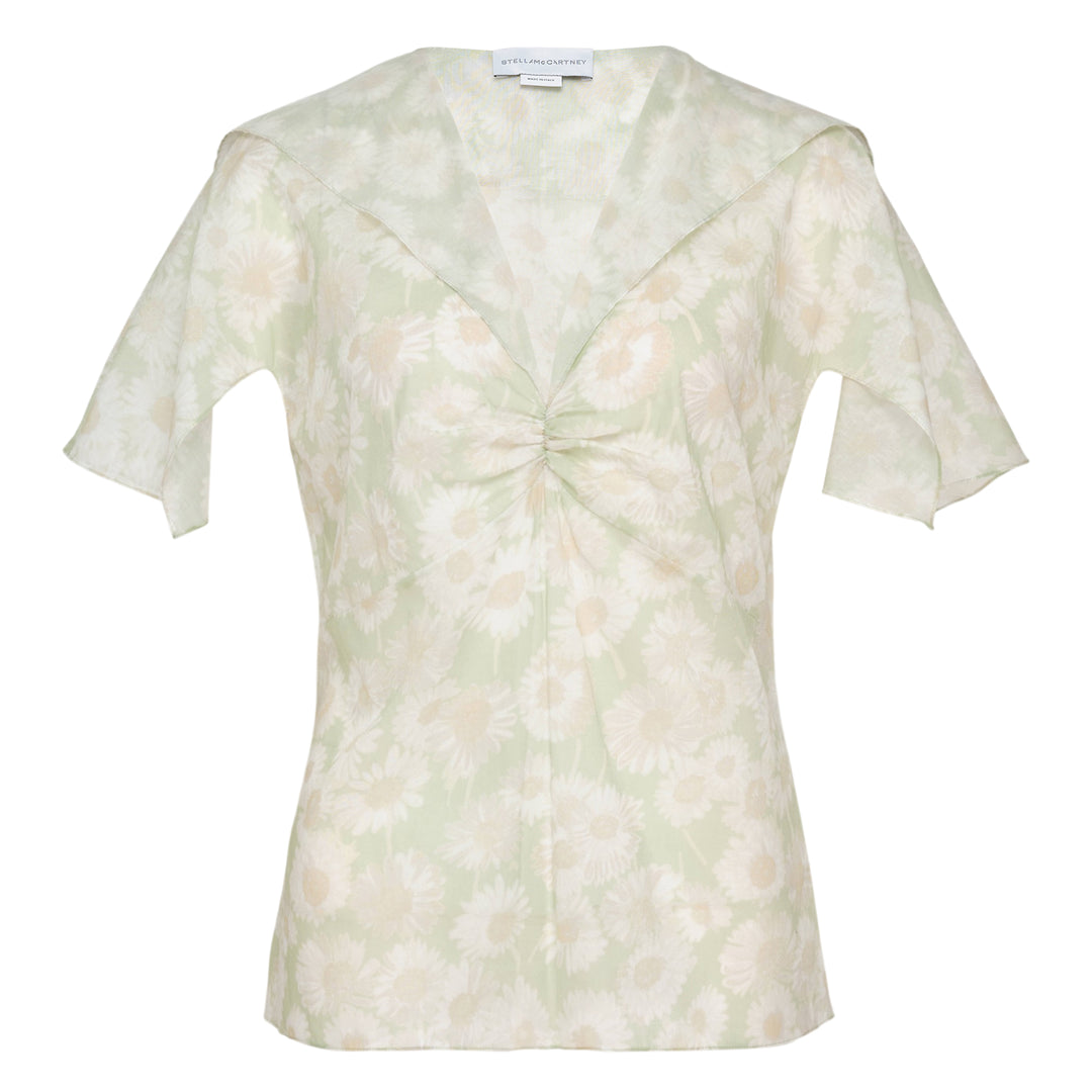 Daisy Print Woven Top