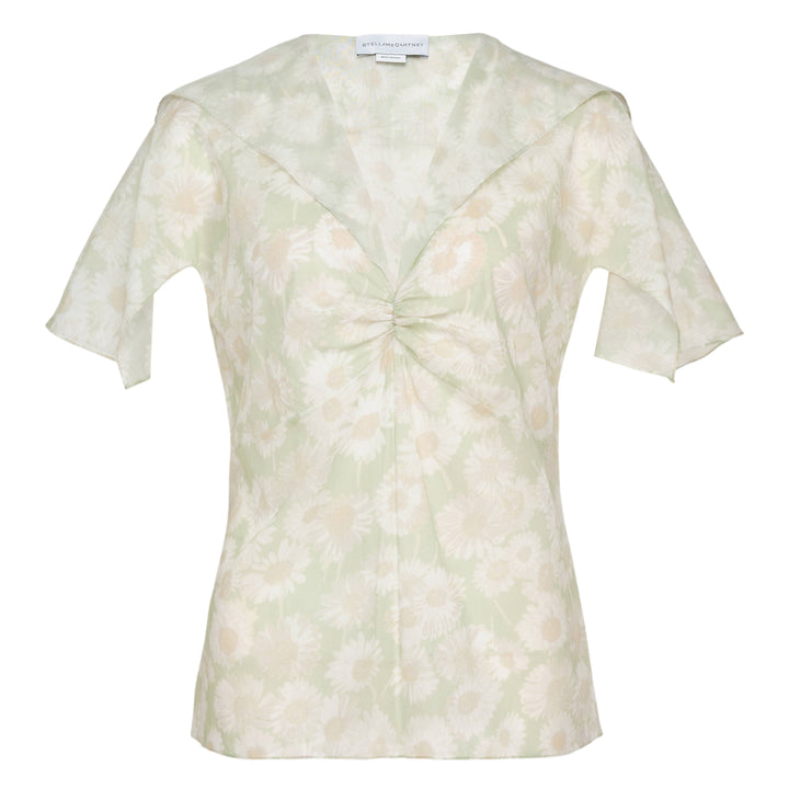 Daisy Print Woven Top