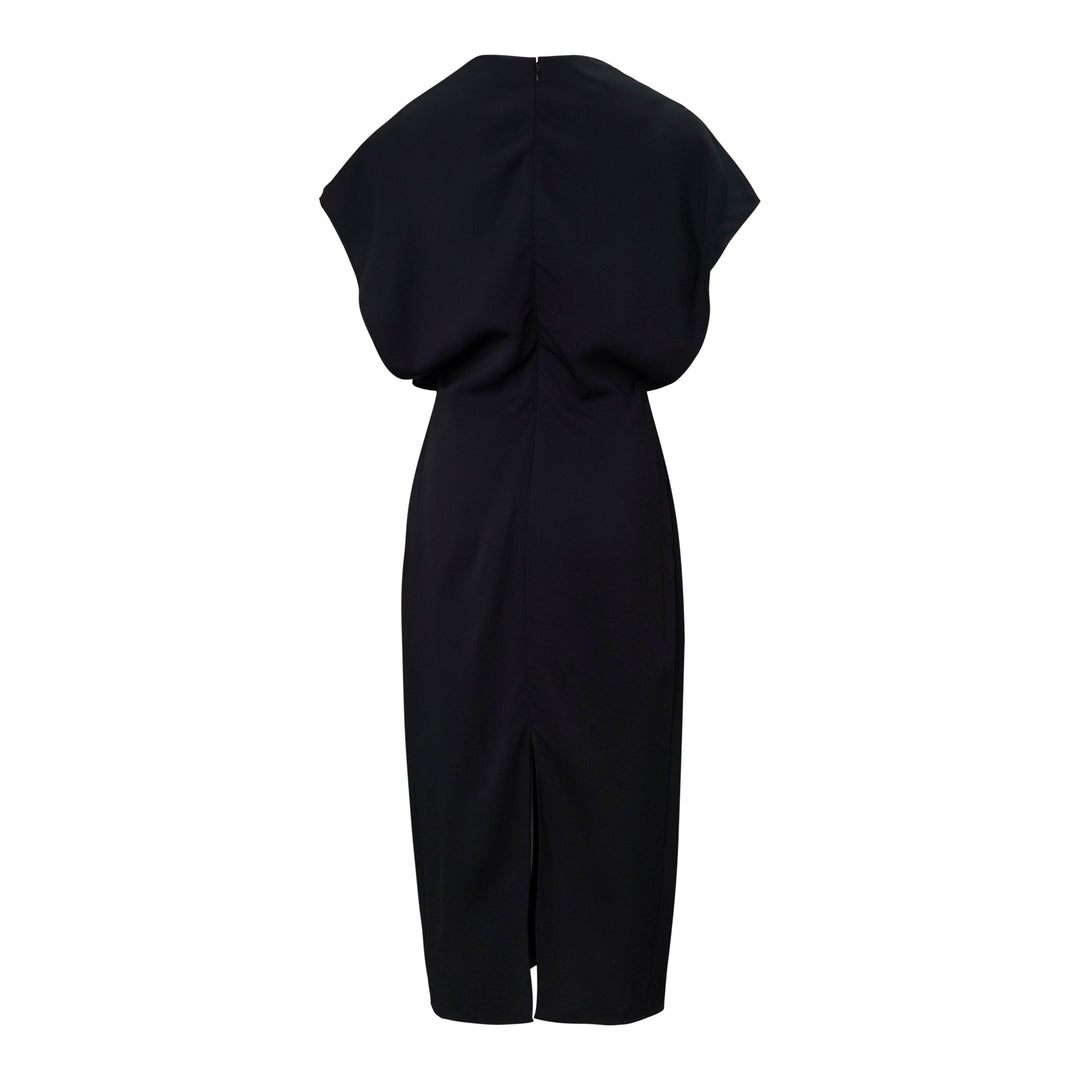 V-Neck Midi Dress