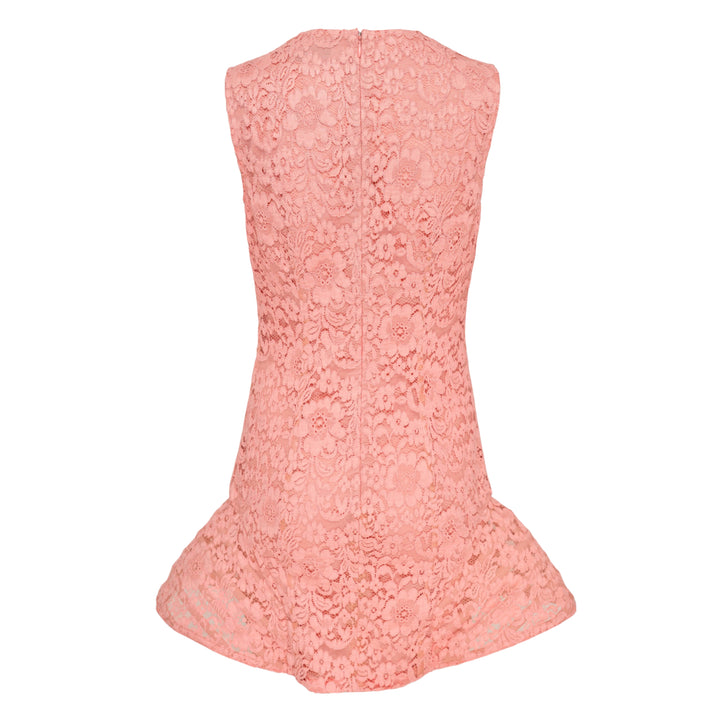 Floral Lace Mini Dress