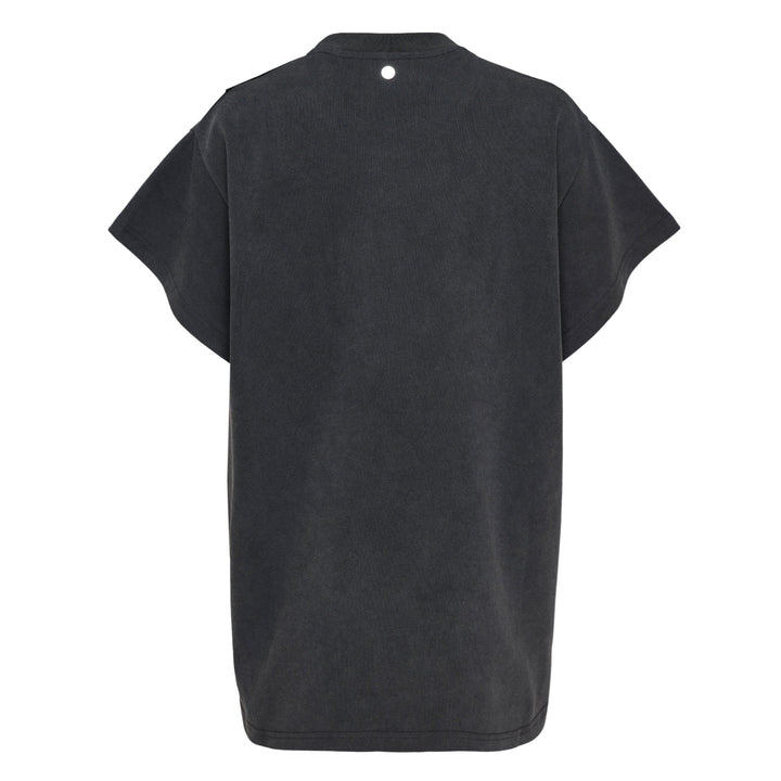 Lace Mix Washed Jersey Tee