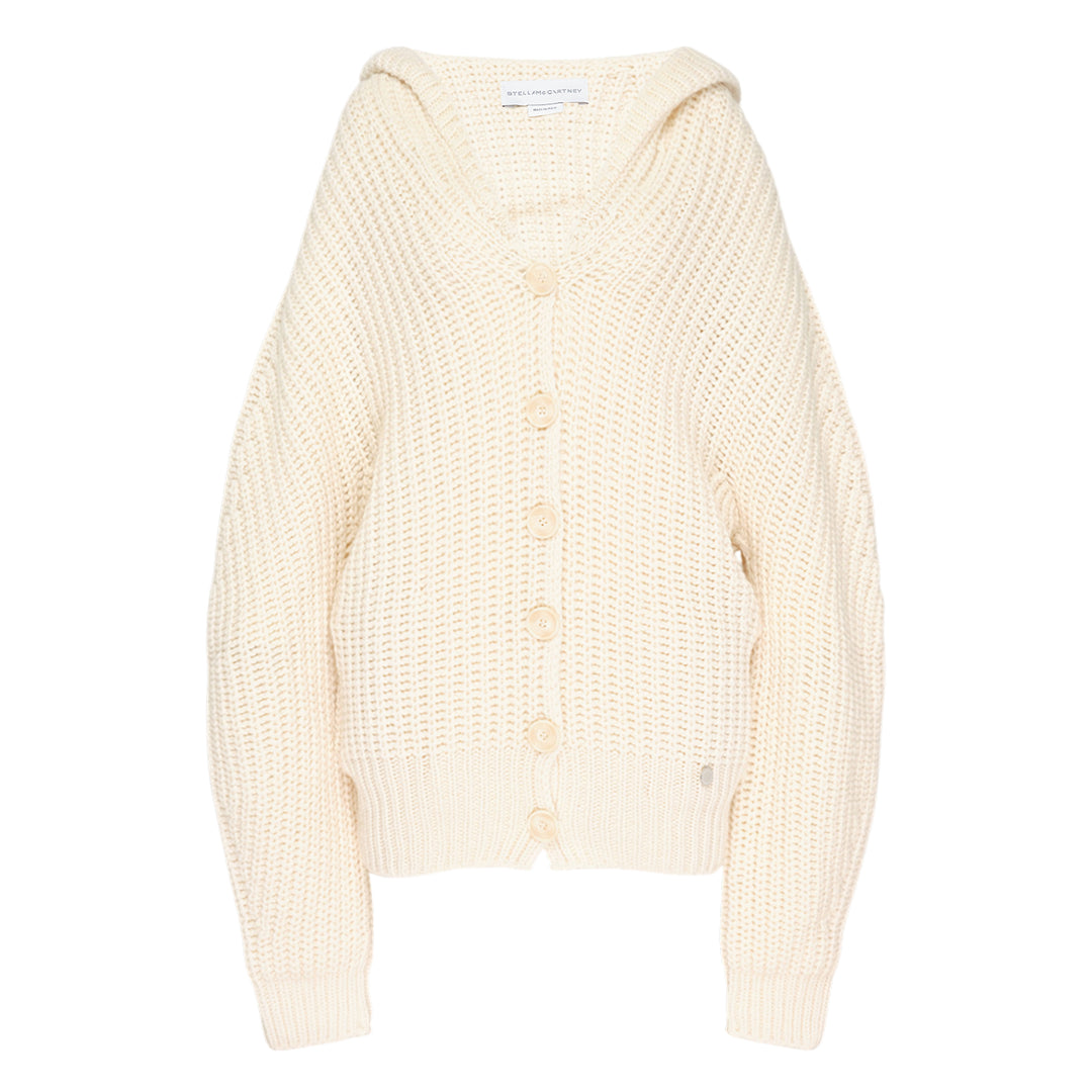 Recycled Cashmere Rib Cardigan