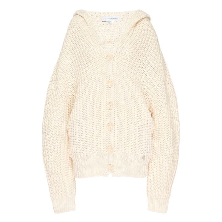 Recycled Cashmere Rib Cardigan