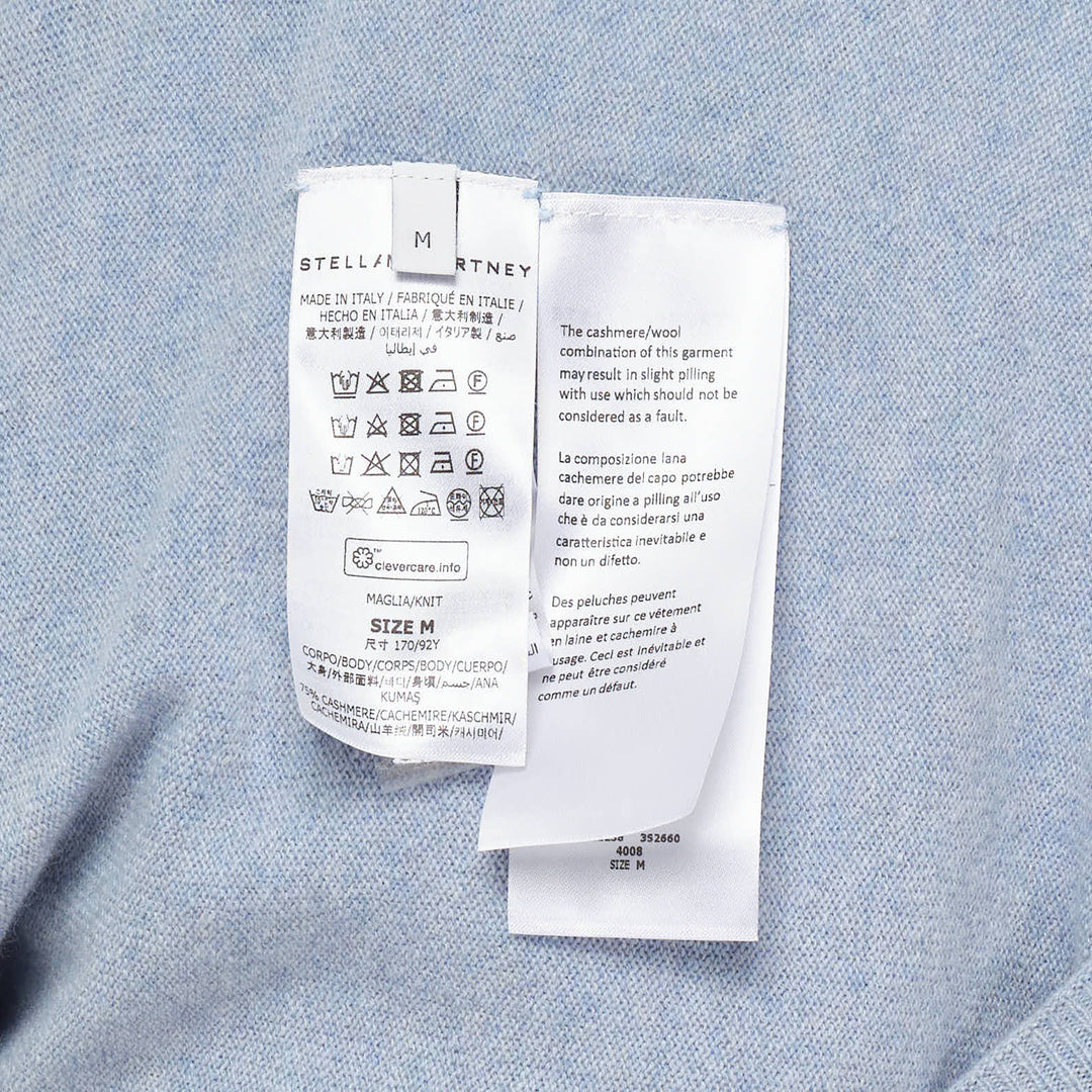Recycled Cashmere V-Neck Jumper