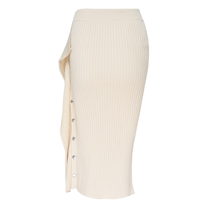 Detailed Textured Knit Skirt