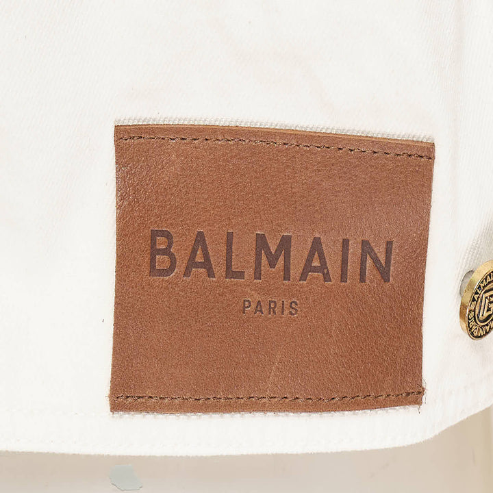 Four Pocket Round Collar Denim Jacket