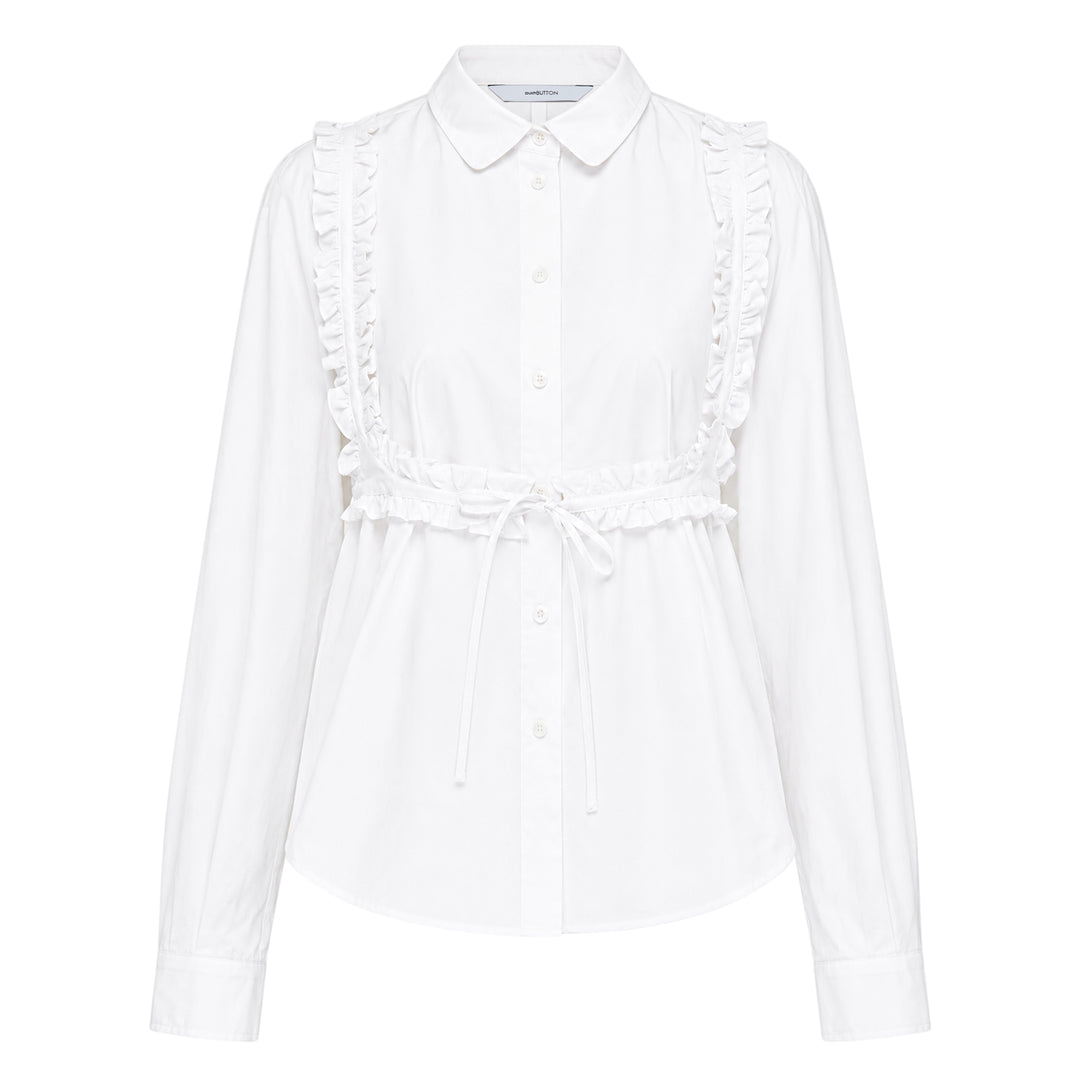 Bra Detail Cotton Shirt