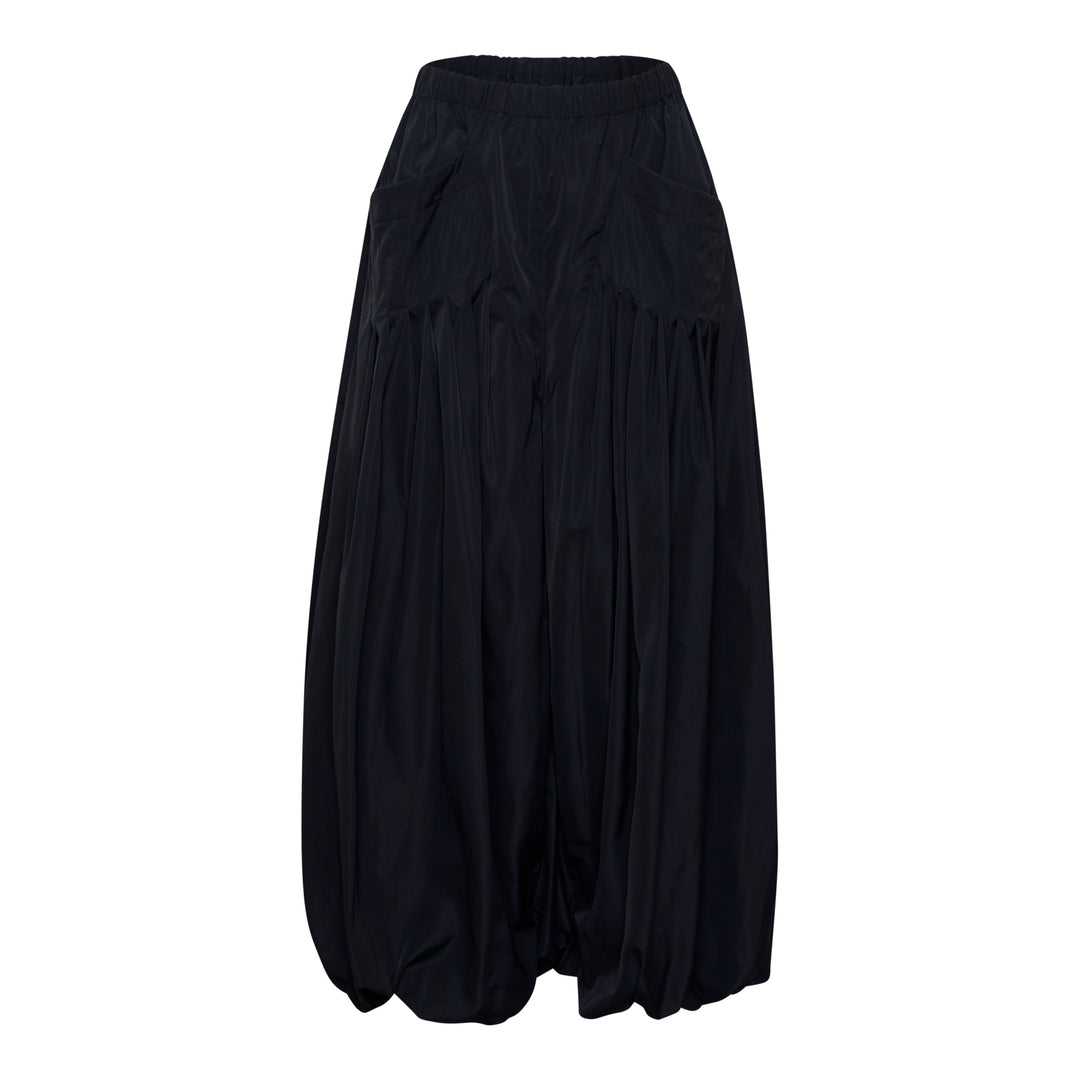 Tucked Balloon Cropped Pants