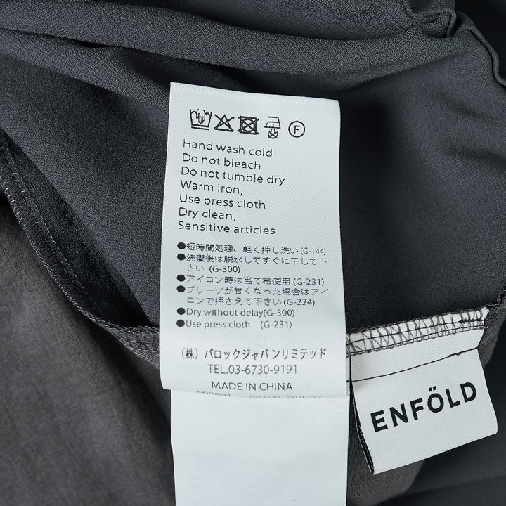 Box Pleated Wide Trousers