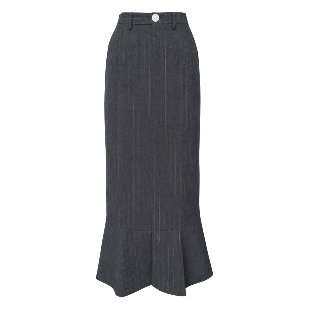 Striped Umbrella Hem Skirt