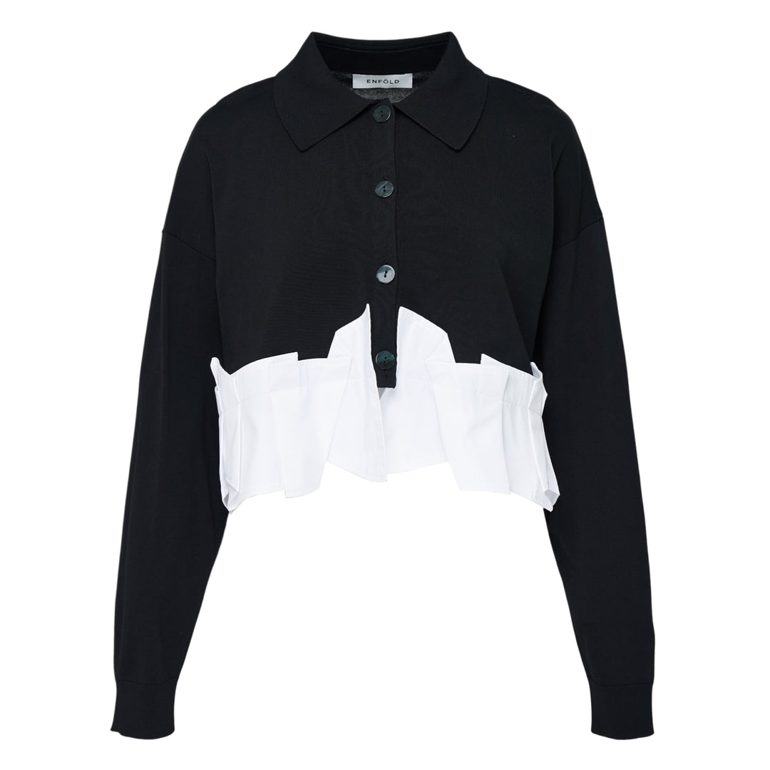 Tucked Docked Hem Cardigan