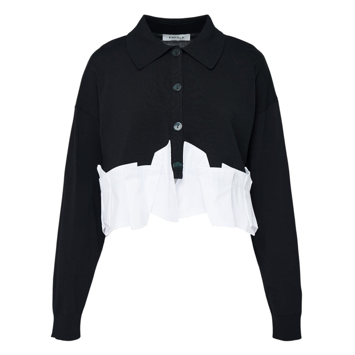 Tucked Docked Hem Cardigan