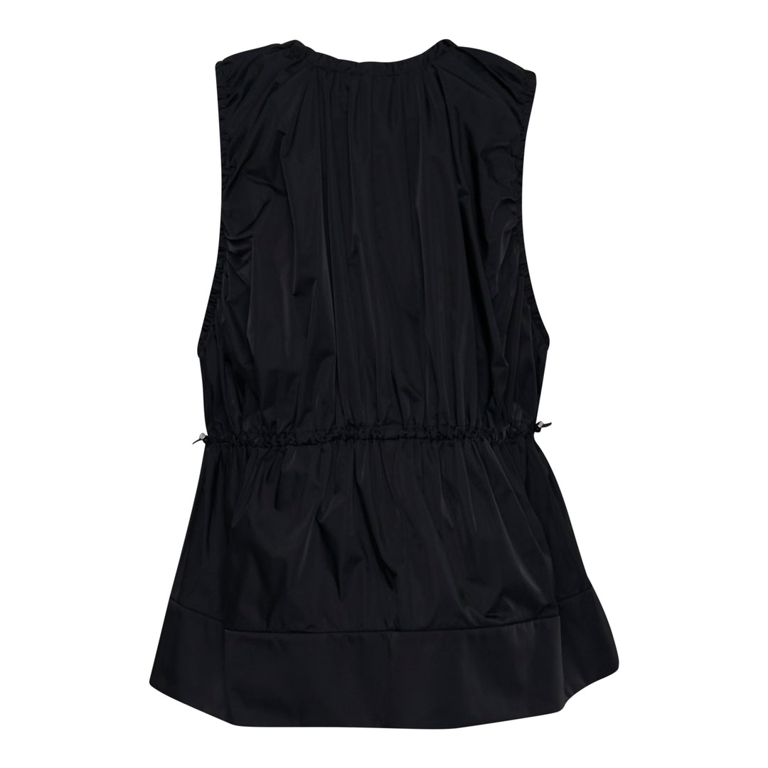 Gathered Sleeveless Vest