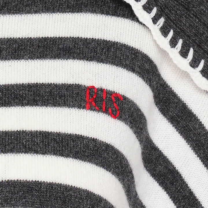 Striped Long Sleeve Cardigan
